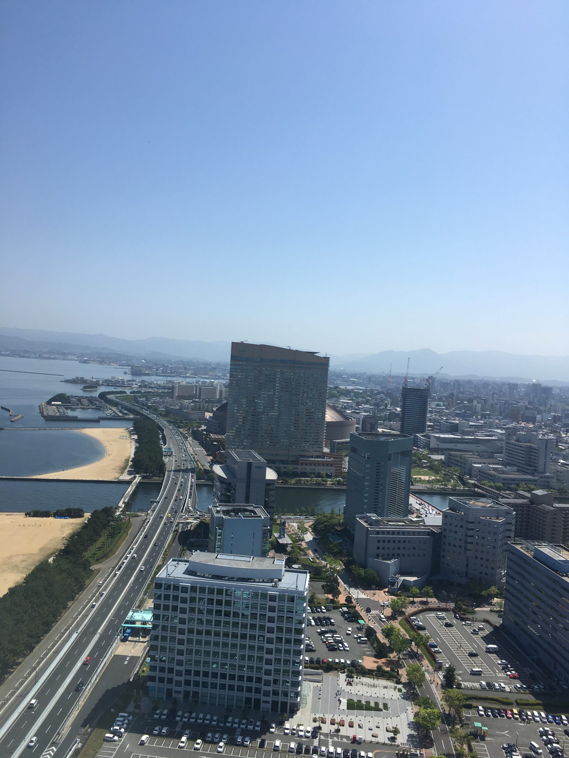 福岡タワー最上階